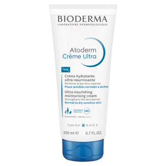 Bioderma Atoderm Creme Ultra, ultra-odżywczy krem nawilżający do ciała, skóra normalna, sucha i wrażliwa, 200 ml KRÓTKA DATA - zdjęcie produktu