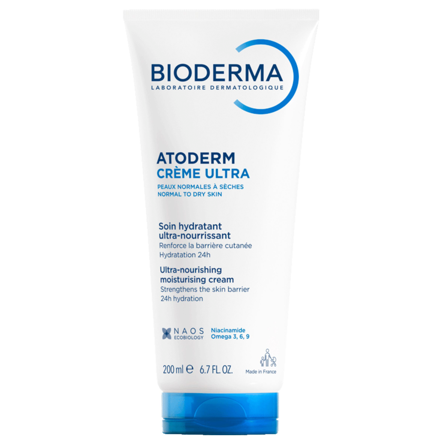 Bioderma Bioderma Atoderm Creme Ultra, ultra-pflegend Feuchtigkeitscreme für den Körper, Haut normal, trocken und empfindlich, 200 ml — Inhaltsstoffe und Bewertung