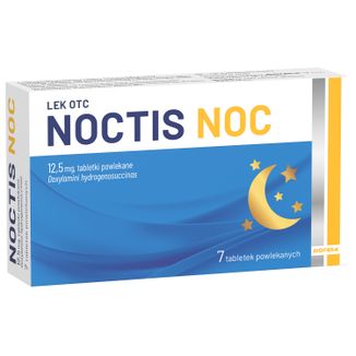 Noctis Noc 12,5 mg, 7 tabletek powlekanych - zdjęcie produktu