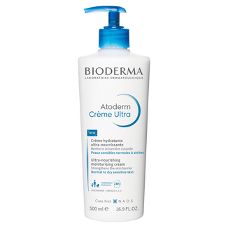 Bioderma Atoderm Creme Ultra, ultra-odżywczy krem nawilżający do ciała, skóra normalna, sucha i wrażliwa, 500 ml - zdjęcie produktu