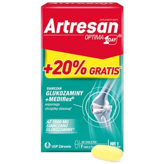 Artresan Optima 1 a Day, 36 tabletek - zdjęcie produktu