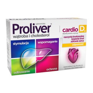 Proliver Cardio D3, 30 tabletek KRÓTKA DATA - zdjęcie produktu