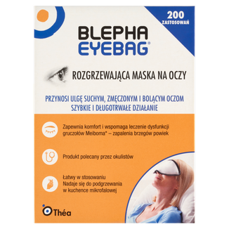 Blepha Eyebag, rozgrzewająca maska na oczy wielokrotnego użytku, 1 sztuka - zdjęcie produktu