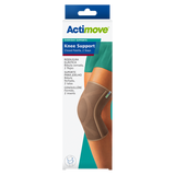 Actimove Everyday Supports, opaska stabilizująca staw kolanowy, z zabudowaną rzepką i 2 fiszbinami, beżowa, rozmiar M - miniaturka zdjęcia produktu