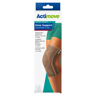 Actimove Everyday Supports, opaska stabilizująca staw kolanowy, z zabudowaną rzepką i 2 fiszbinami, beżowa, rozmiar M - zdjęcie produktu