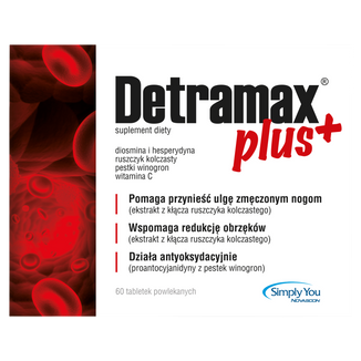 Detramax Plus, 60 tabletek powlekanych - zdjęcie produktu