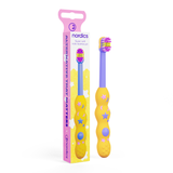 Nordics, szczoteczka do zębów dla dzieci, z bioplastiku, od 0 do 2 lat, super miękka, 1 sztuka - miniaturka zdjęcia produktu