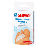 Gehwol Hammerzehen-Polster G, poduszka przeciwuciskowa do palców młotkowatych, stopa prawa, 1 sztuka - miniaturka zdjęcia produktu
