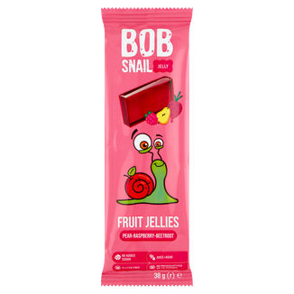 Bob Snail Jellies Galaretka owocowa, gruszka, malina, burak, 38 g - zdjęcie produktu