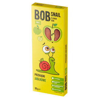 Bob Snail Roll Przekąska owocowa, jabłko, 30 g USZKODZONE OPAKOWANIE - zdjęcie produktu