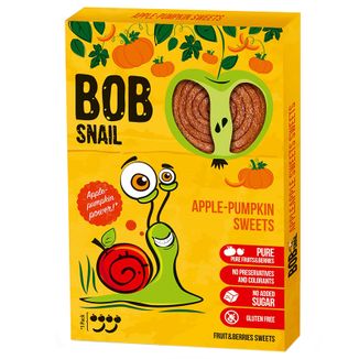 Bob Snail Roll Przekąska owocowa, jabłko, dynia, 60 g - zdjęcie produktu
