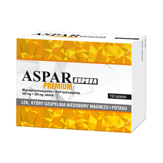 Aspar Espefa Premium 250 mg + 250 mg, 150 tabletek - zdjęcie produktu