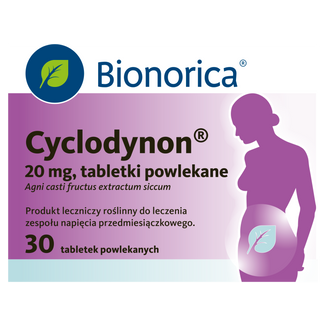 Cyclodynon 20 mg, 30 tabletek powlekanych - zdjęcie produktu