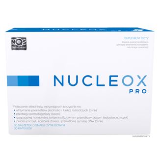 Nucleox Pro, smak cytrusowy, 30 saszetek + 30 kapsułek USZKODZONE OPAKOWANIE - zdjęcie produktu
