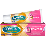 Corega Power Max Mocowanie + Komfort, krem mocujący do protez zębowych, neutralny, 40 g - miniaturka zdjęcia produktu