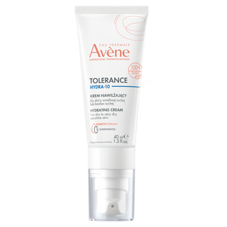 Avene Tolerance Hydra 10, krem nawilżający, 40 ml USZKODZONE OPAKOWANIE - zdjęcie produktu