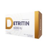 Detritin 4000 IU, 90 tabletek powlekanych - miniaturka zdjęcia produktu