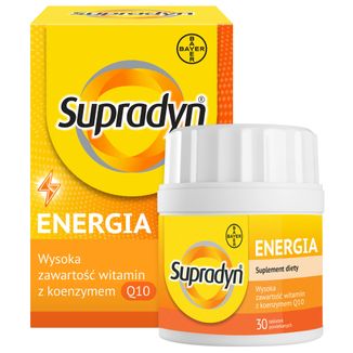 Supradyn Energia, 30 tabletek USZKODZONE OPAKOWANIE - zdjęcie produktu