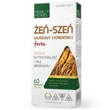 Medica Herbs Żeń-szeń właściwy (koreański) Forte, 60 kapsułek - miniaturka zdjęcia produktu