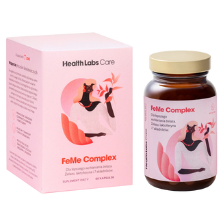 Health Labs FeMe Complex, 60 kapsułek USZKODZONE OPAKOWANIE Health Labs FeMe Complex, 60 kapsułek USZKODZONE OPAKOWANIE - zdjęcie produktu