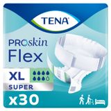 Tena Flex ProSkin, pieluchomajtki, rozmiar XL, 105-153 cm, Super, 30 sztuk KRÓTKA DATA - miniaturka zdjęcia produktu