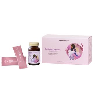Health Labs FertileMe Complex For Women, 30 kapsułek + 30 saszetek USZKODZONE OPAKOWANIE - zdjęcie produktu