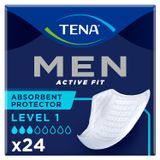Tena Men Active Fit, wkładki anatomiczne dla mężczyzn, Level 1, 24 sztuki USZKODZONE OPAKOWANIE - miniaturka zdjęcia produktu