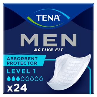 Tena Men Active Fit, wkładki anatomiczne dla mężczyzn, Level 1, 24 sztuki - zdjęcie produktu