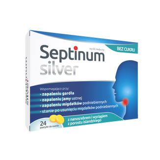 Septinum Silver, 24 pastylki do ssania - zdjęcie produktu