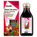 Floradix Żelazo dla dzieci, od 3 lat, 250 ml USZKODZONE OPAKOWANIE - miniaturka zdjęcia produktu