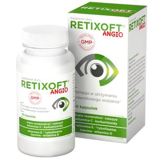 Retixoft Angio, 90 kapsułek USZKODZONE OPAKOWANIE - zdjęcie produktu