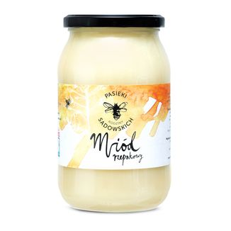Pasieki Rodziny Sadowskich, miód rzepakowy, 1,2 kg - zdjęcie produktu