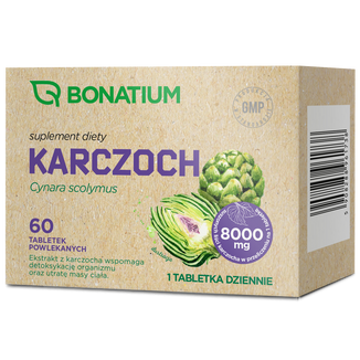 Bonatium Karczoch, 60 tabletek - zdjęcie produktu