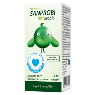 Sanprobi IBS, krople, 5 ml USZKODZONE OPAKOWANIE - zdjęcie produktu