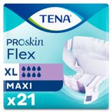 Tena Flex ProSkin, pieluchomajtki, rozmiar XL, 105-153 cm, Maxi, 21 sztuk - miniaturka zdjęcia produktu