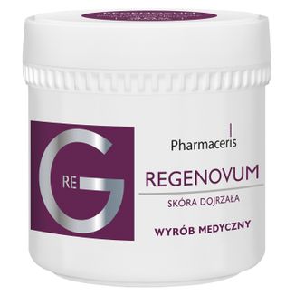 Pharmaceris G Regenovum, krem-kuracja nawilżająco-zmiękczająca do skóry dojrzałej, mocznik 30%, 75 ml - zdjęcie produktu