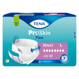 Tena Flex ProSkin Maxi, pieluchomajtki, rozmiar L, 83-120 cm, 22 sztuk - miniaturka zdjęcia produktu