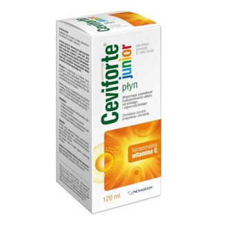 Ceviforte Junior, liposomalna witamina C dla dzieci powyżej 3 roku, 120 ml - zdjęcie produktu