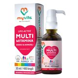 MyVita Multiwitamina Family, krople dla dzieci i dorosłych, 30 ml USZKODZONE OPAKOWANIE - miniaturka zdjęcia produktu