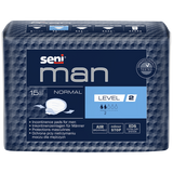 Seni Man, wkładki urologiczne dla mężczyzn, Normal, 19 x 23,5 cm, Level 2, 15 sztuk - miniaturka zdjęcia produktu