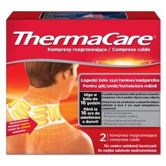 ThermaCare, kompresy rozgrzewające na szyję, ramiona, nadgarstki, 2 sztuki - zdjęcie produktu