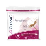 Cleanic Pure Effect, biodegradowalne patyczki higieniczne, 100% bawełny, w folii, 160 sztuk - miniaturka zdjęcia produktu