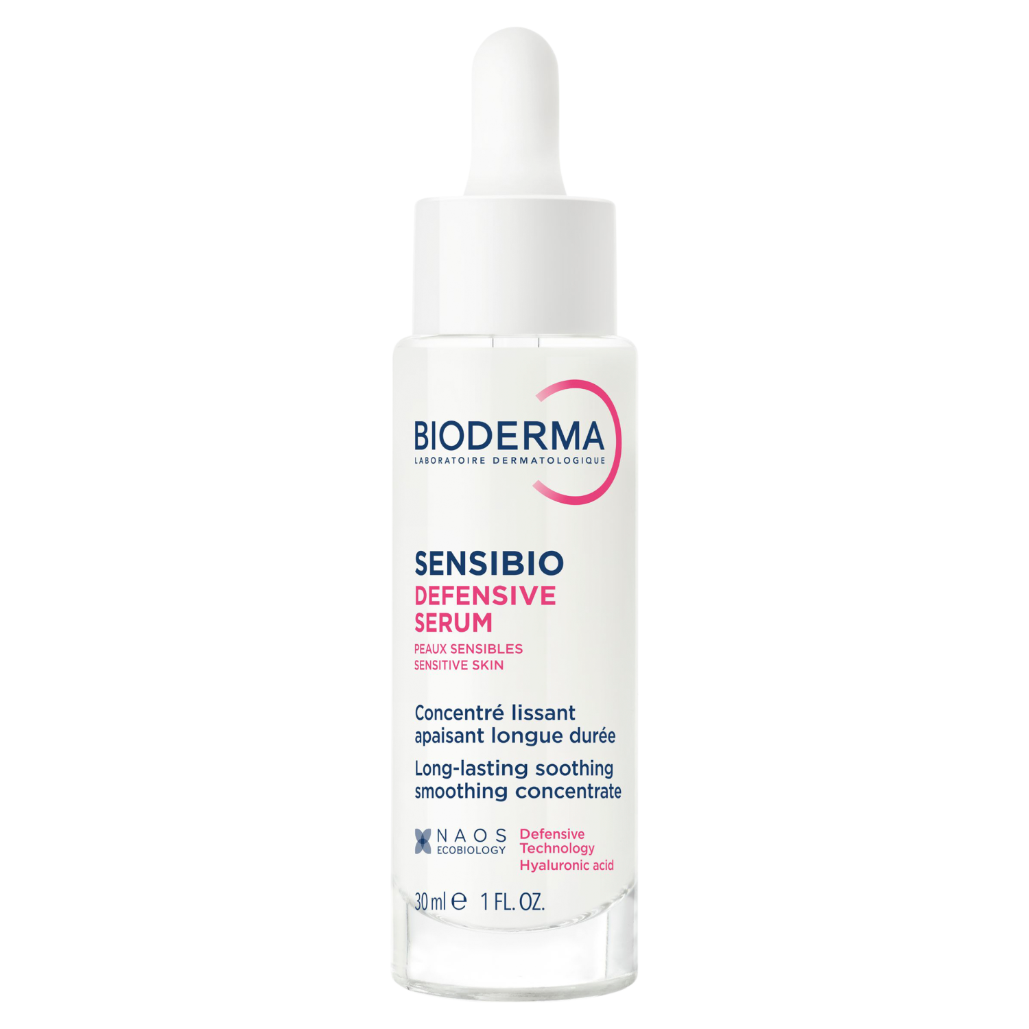 Bioderma Bioderma Sensibio Defensive, beruhigend serum feuchtigkeitsspendend für das Gesicht, empfindliche Haut, 30 ml — Inhaltsstoffe und Bewertung