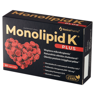 Monolipid K Plus, 30 kapsułek USZKODZONE OPAKOWANIE - zdjęcie produktu