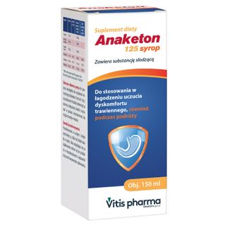 Anaketon 125, syrop, 150 ml USZKODZONE OPAKOWANIE - zdjęcie produktu