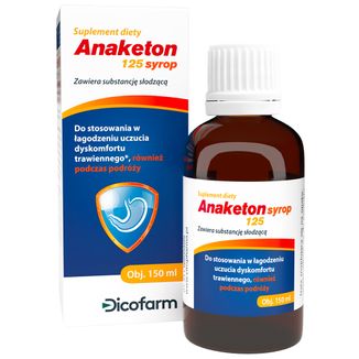 Anaketon 125, syrop, 150 ml - zdjęcie produktu