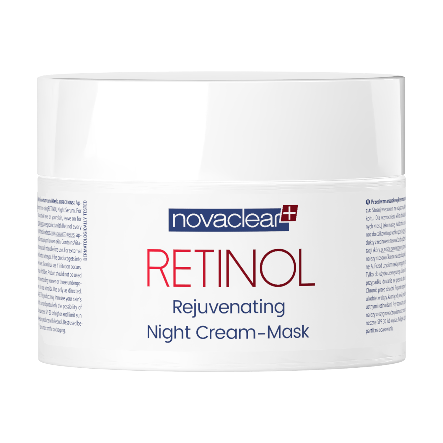 Novaclear Novaclear Retinol, Creme-Maske Anti-Falten, für die Nacht, 50 ml — Inhaltsstoffe und Bewertung
