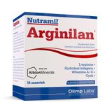Olimp Nutramil Complex Arginilan, smak cytrynowy, 12,5 g x 14 saszetek USZKODZONE OPAKOWANIE - miniaturka zdjęcia produktu