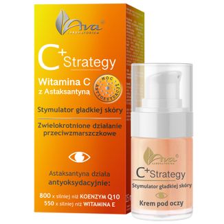 Ava C+ Strategy Stymulator gładkiej skóry, krem pod oczy, 15 ml - zdjęcie produktu