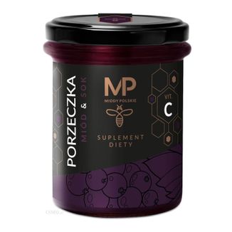 Miody Polskie Miód & Sok Porzeczka + Vit. C, 250 g - zdjęcie produktu